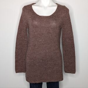 Soft Surroundings dusty purple wool blend sweater S